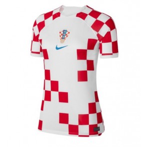 Kroatien kläder Kvinnor VM 2022 Hemmatröja Kortärmad